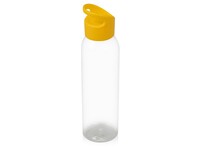 Бутылка для воды "Plain" 630 мл, прозрачный/желтый