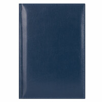 Ежедневник недатированный Madrid, 145x205, натур.кожа, синий, подарочная коробка