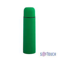 Термос "Крит", покрытие soft touch, 0,5 л. зеленый