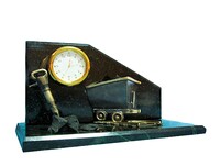 Настольный часы "Угольный натюрморт"