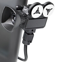 USB-веб-камера с микрофоном "Мотор!"; L=40, D=4,4 см; пластик; тампопечать