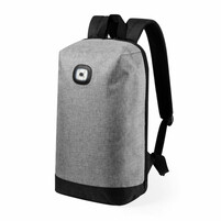 Рюкзак с индикатором"Krepak", серый, 43x30x13,5 см, 100% полиэстер 600D