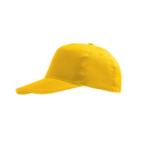 Бейсболка "Sunny Kids" 5 клиньев, желтый, 100% хлопок, 180г/м2