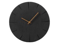 Часы деревянные "Валери", 28 см, черный