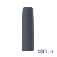 Термос "Крит", покрытие soft touch, 0,5 л. серый