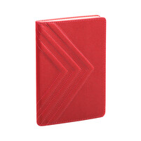 Ежедневник недатированный "Тоскана" с 3d-обложкой, А5 красный